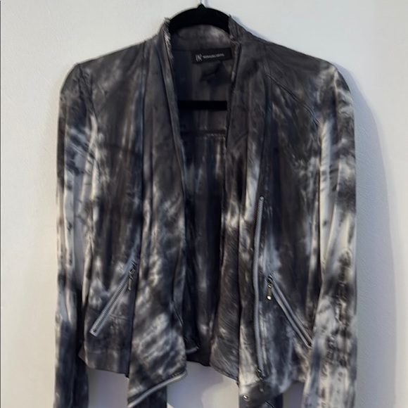 INC International Concepts Women's Black and Gray Jacket - Picture 3 of 4